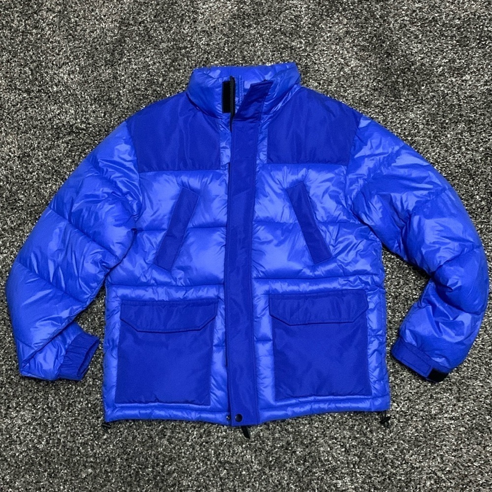 Hudson Blue Puffer Coat Sz M